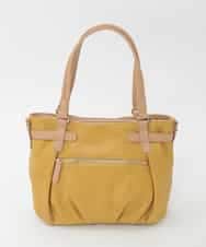 BPCAG80170 MK MICHEL KLEIN BAG(MK ミッシェルクラン バッグ) [2WAY]フロントベルトタックデザイントートバッグ イエロー