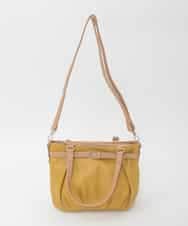 BPCAG80170 MK MICHEL KLEIN BAG(MK ミッシェルクラン バッグ) [2WAY]フロントベルトタックデザイントートバッグ イエロー