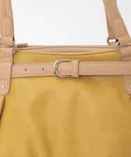 BPCAG80170 MK MICHEL KLEIN BAG(MK ミッシェルクラン バッグ) [2WAY]フロントベルトタックデザイントートバッグ イエロー