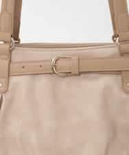 BPCAG80170 MK MICHEL KLEIN BAG(MK ミッシェルクラン バッグ) [2WAY]フロントベルトタックデザイントートバッグ イエロー