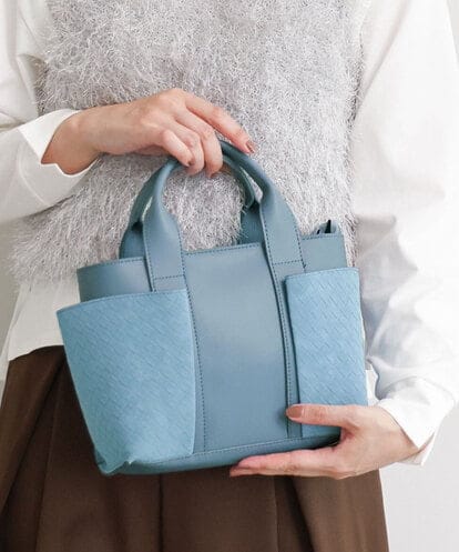 BPCAG81160 MK MICHEL KLEIN BAG [2WAY]イントレチャートデザインミニトート