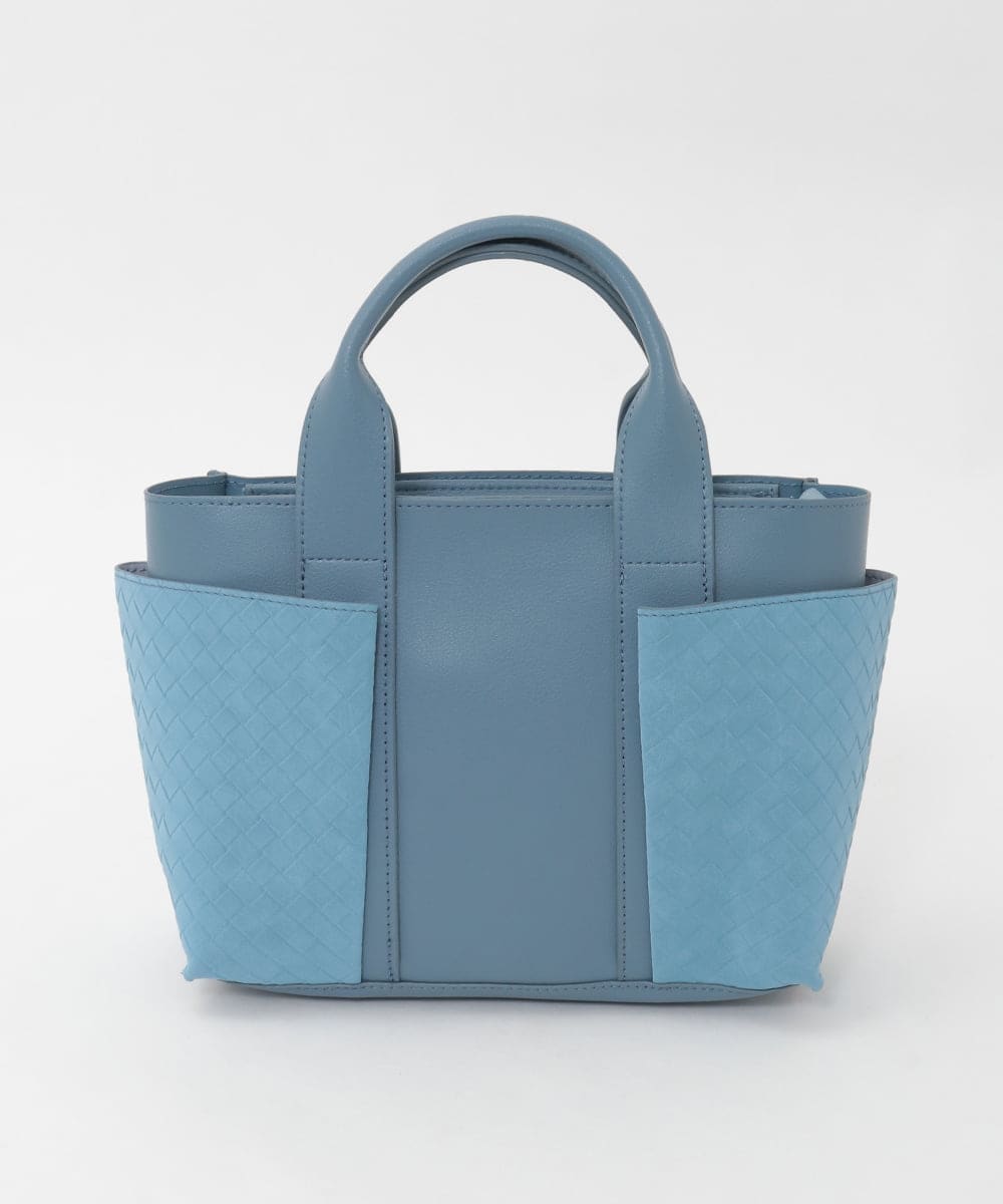 BPCAG81160 MK MICHEL KLEIN BAG(MK ミッシェルクラン バッグ) [2WAY]イントレチャートデザインミニトート アイボリー
