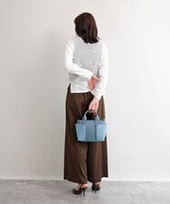 BPCAG81160 MK MICHEL KLEIN BAG(MK ミッシェルクラン バッグ) [2WAY]イントレチャートデザインミニトート アイボリー