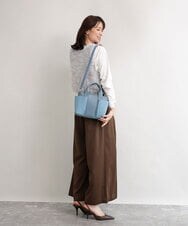 BPCAG81160 MK MICHEL KLEIN BAG(MK ミッシェルクラン バッグ) [2WAY]イントレチャートデザインミニトート アイボリー