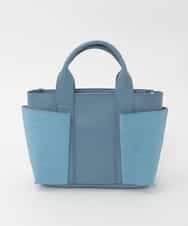 BPCAG81160 MK MICHEL KLEIN BAG(MK ミッシェルクラン バッグ) [2WAY]イントレチャートデザインミニトート ライトブルー
