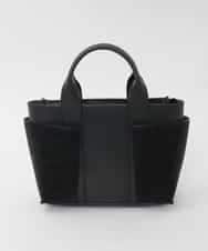 BPCAG81160 MK MICHEL KLEIN BAG(MK ミッシェルクラン バッグ) [2WAY]イントレチャートデザインミニトート ブラック