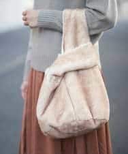 BPCAL01100 MK MICHEL KLEIN BAG(MK ミッシェルクラン バッグ) 【2WAY】エコファートートバッグ アイボリー