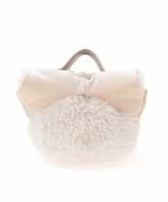 BPCAL01100 MK MICHEL KLEIN BAG(MK ミッシェルクラン バッグ) 【2WAY】エコファートートバッグ アイボリー