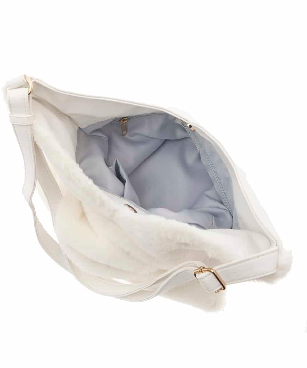 BPCAL02100 MK MICHEL KLEIN BAG(MK ミッシェルクラン バッグ) 【2WAY】エコファートートバッグ アイボリー