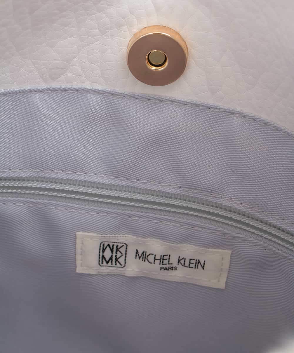 BPCAL02100 MK MICHEL KLEIN BAG(MK ミッシェルクラン バッグ) 【2WAY】エコファートートバッグ アイボリー