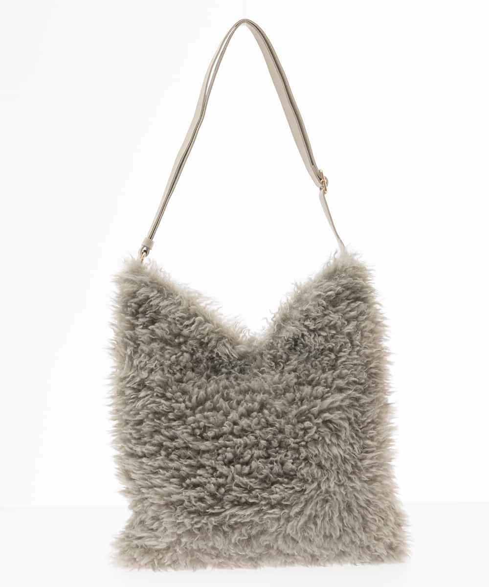 BPCAL02100 MK MICHEL KLEIN BAG(MK ミッシェルクラン バッグ) 【2WAY】エコファートートバッグ グレー