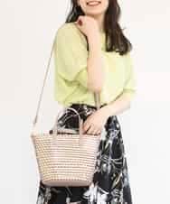 BPCAM19140 MK MICHEL KLEIN BAG(MK ミッシェルクラン バッグ) 【2WAY】メッシュデザインバッグ ゴールド