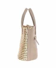 BPCAM19140 MK MICHEL KLEIN BAG(MK ミッシェルクラン バッグ) 【2WAY】メッシュデザインバッグ ゴールド