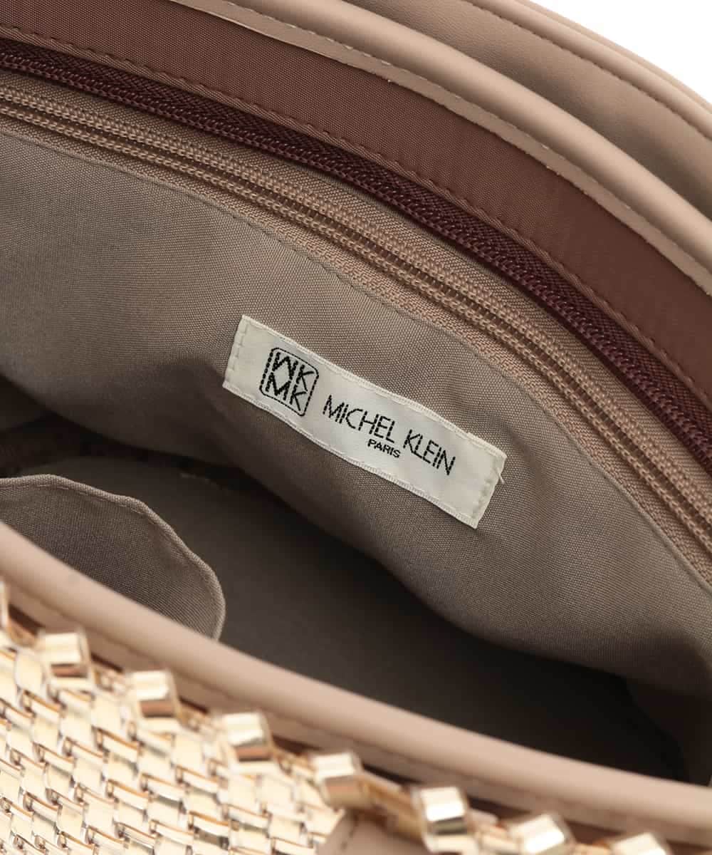 BPCAM19140 MK MICHEL KLEIN BAG(MK ミッシェルクラン バッグ) 【2WAY】メッシュデザインバッグ ゴールド