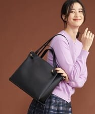 BPCAS02140 MK MICHEL KLEIN BAG(MK ミッシェルクラン バッグ) 【3WAY】ダブルハンドルトートバッグ ブラック