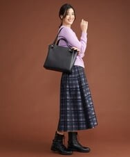 BPCAS02140 MK MICHEL KLEIN BAG(MK ミッシェルクラン バッグ) 【3WAY】ダブルハンドルトートバッグ ブラック