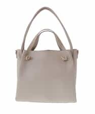BPCAS02140 MK MICHEL KLEIN BAG(MK ミッシェルクラン バッグ) 【3WAY】ダブルハンドルトートバッグ ベージュ