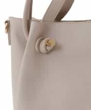 BPCAS02140 MK MICHEL KLEIN BAG(MK ミッシェルクラン バッグ) 【3WAY】ダブルハンドルトートバッグ ベージュ