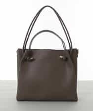 BPCAS02140 MK MICHEL KLEIN BAG(MK ミッシェルクラン バッグ) 【3WAY】ダブルハンドルトートバッグ モカベージュ