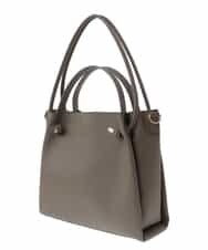 BPCAS02140 MK MICHEL KLEIN BAG(MK ミッシェルクラン バッグ) 【3WAY】ダブルハンドルトートバッグ モカベージュ