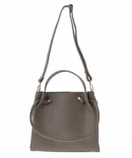 BPCAS02140 MK MICHEL KLEIN BAG(MK ミッシェルクラン バッグ) 【3WAY】ダブルハンドルトートバッグ モカベージュ