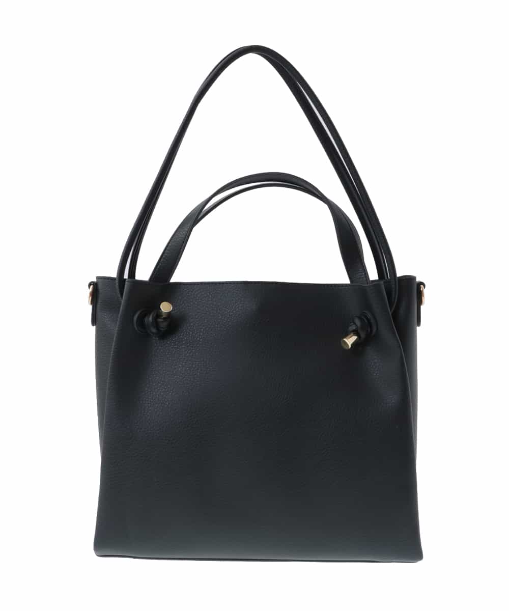 BPCAS02140 MK MICHEL KLEIN BAG(MK ミッシェルクラン バッグ) 【3WAY】ダブルハンドルトートバッグ ブラック