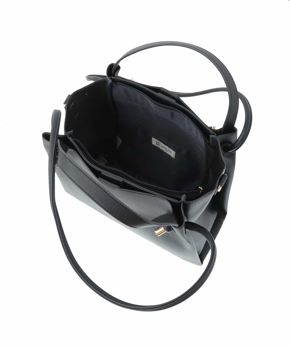 BPCAS02140 MK MICHEL KLEIN BAG(MK ミッシェルクラン バッグ) 【3WAY】ダブルハンドルトートバッグ ブラック