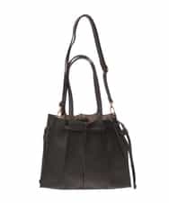 BPCAS03140 MK MICHEL KLEIN BAG(MK ミッシェルクラン バッグ) [2WAY]フェイクレザー切り替えデザインバッグ イエロー