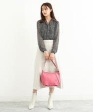BPCAS04140 MK MICHEL KLEIN BAG(MK ミッシェルクラン バッグ) 【2WAY】デザインハンドルフェイクレザーバッグ ピンク