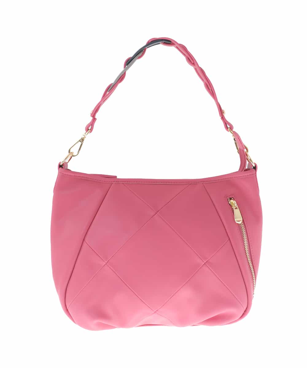 BPCAS04140 MK MICHEL KLEIN BAG(MK ミッシェルクラン バッグ) 【2WAY】デザインハンドルフェイクレザーバッグ ピンク
