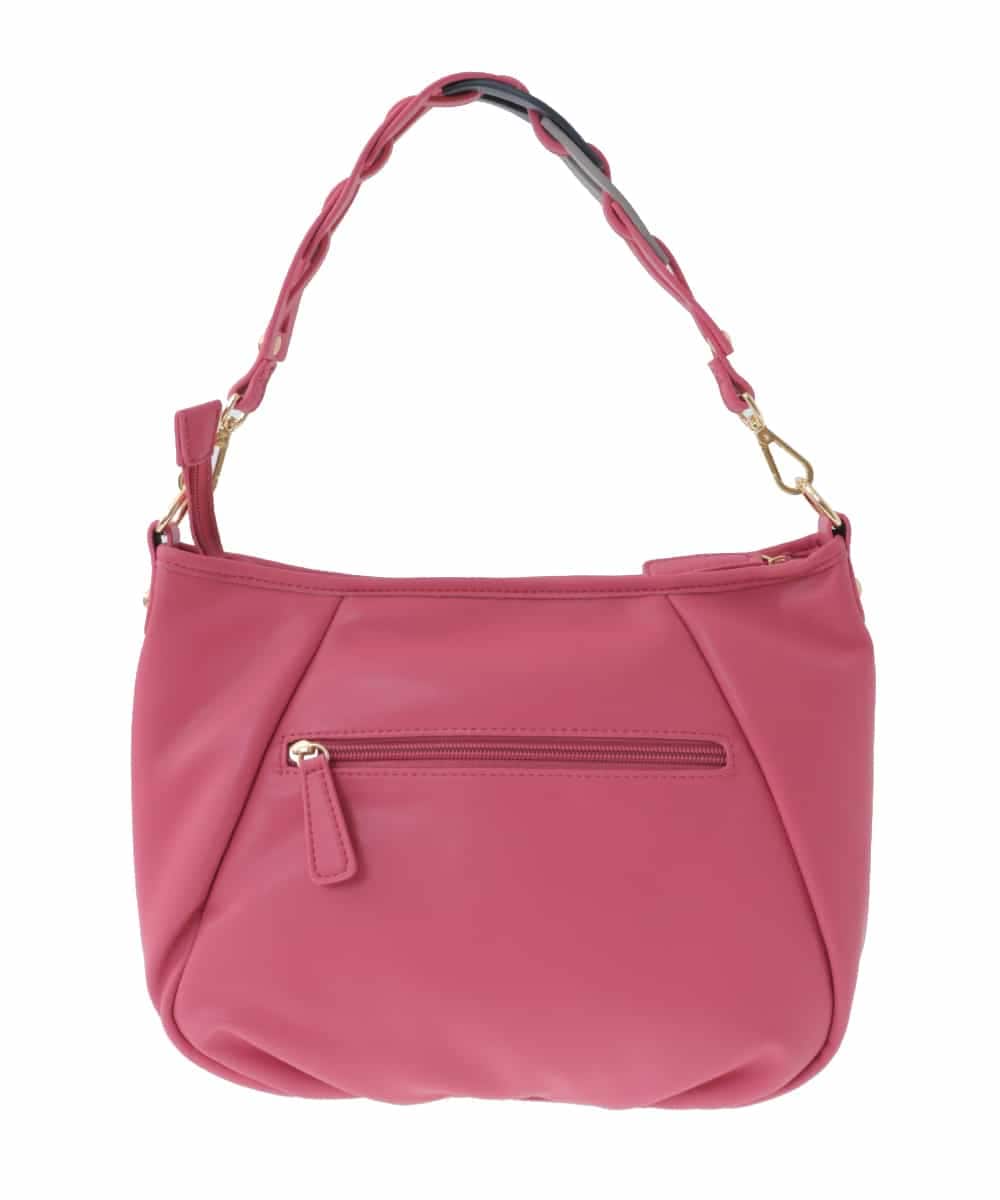 BPCAS04140 MK MICHEL KLEIN BAG(MK ミッシェルクラン バッグ) 【2WAY】デザインハンドルフェイクレザーバッグ ピンク