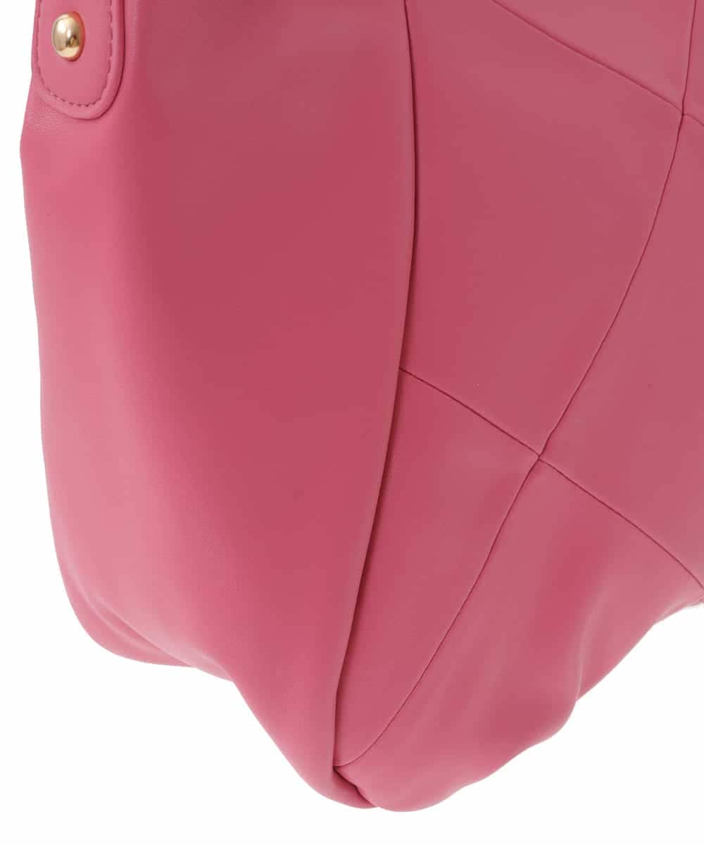 BPCAS04140 MK MICHEL KLEIN BAG(MK ミッシェルクラン バッグ) 【2WAY】デザインハンドルフェイクレザーバッグ ピンク
