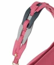 BPCAS04140 MK MICHEL KLEIN BAG(MK ミッシェルクラン バッグ) 【2WAY】デザインハンドルフェイクレザーバッグ ピンク