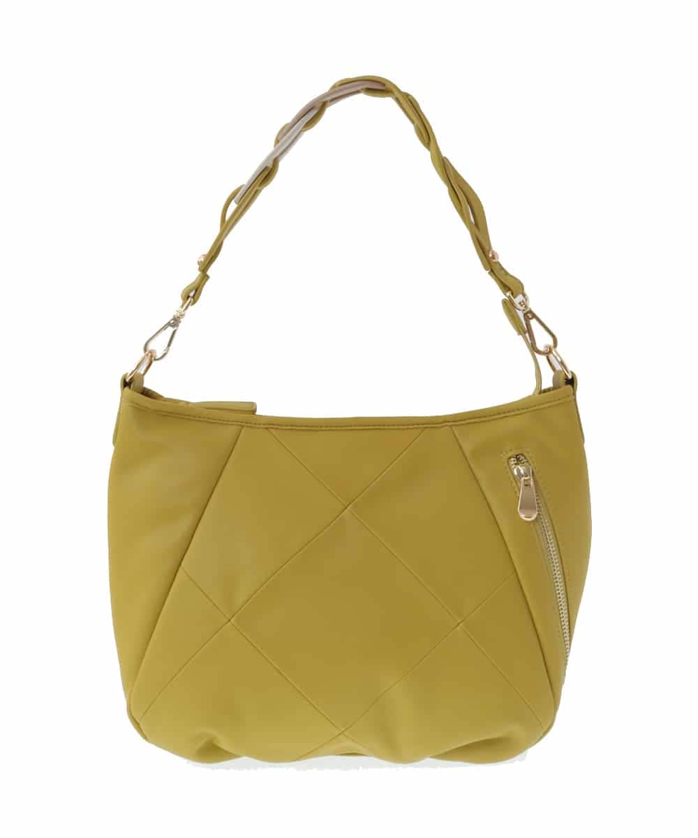 BPCAS04140 MK MICHEL KLEIN BAG(MK ミッシェルクラン バッグ) 【2WAY】デザインハンドルフェイクレザーバッグ イエロー