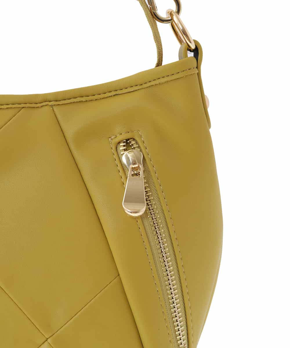BPCAS04140 MK MICHEL KLEIN BAG(MK ミッシェルクラン バッグ) 【2WAY】デザインハンドルフェイクレザーバッグ イエロー