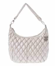 BPCAS05130 MK MICHEL KLEIN BAG(MK ミッシェルクラン バッグ) [チャーム付]キルティングデザインバッグ シャンパンゴールド