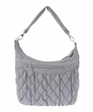 BPCAS05130 MK MICHEL KLEIN BAG(MK ミッシェルクラン バッグ) [チャーム付]キルティングデザインバッグ グレー