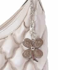 BPCAS05130 MK MICHEL KLEIN BAG(MK ミッシェルクラン バッグ) [チャーム付]キルティングデザインバッグ グレー