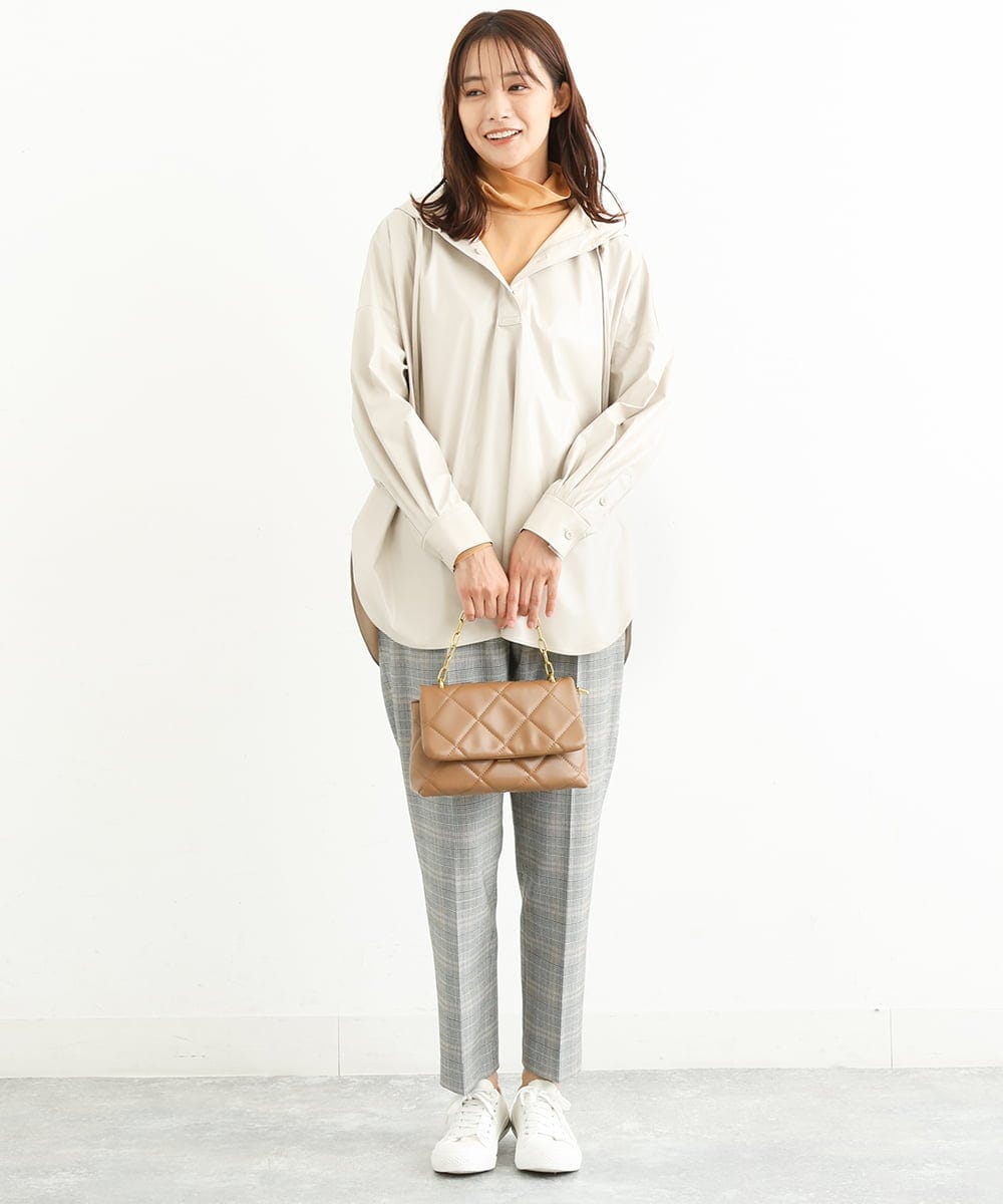 BPCAS09120 MK MICHEL KLEIN BAG(MK ミッシェルクラン バッグ) キルティングチェーンバッグ ベージュ