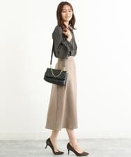 BPCAS09120 MK MICHEL KLEIN BAG(MK ミッシェルクラン バッグ) キルティングチェーンバッグ ブラック