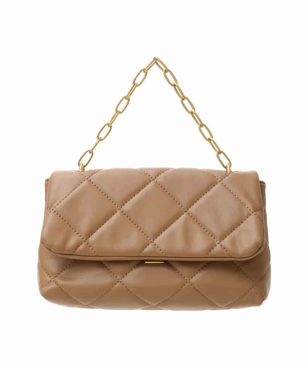 BPCAS09120 MK MICHEL KLEIN BAG(MK ミッシェルクラン バッグ) キルティングチェーンバッグ ベージュ