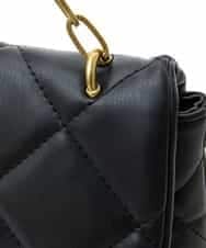BPCAS09120 MK MICHEL KLEIN BAG(MK ミッシェルクラン バッグ) キルティングチェーンバッグ ブラック