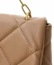BPCAS09120 MK MICHEL KLEIN BAG(MK ミッシェルクラン バッグ) キルティングチェーンバッグ ブラック