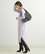 BPCAS12110 MK MICHEL KLEIN BAG(MK ミッシェルクラン バッグ) ボリュームギャザーハンドバッグ グレー