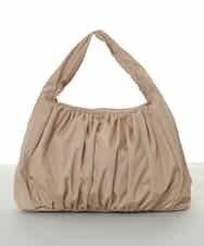 BPCAS12110 MK MICHEL KLEIN BAG(MK ミッシェルクラン バッグ) ボリュームギャザーハンドバッグ ベージュ