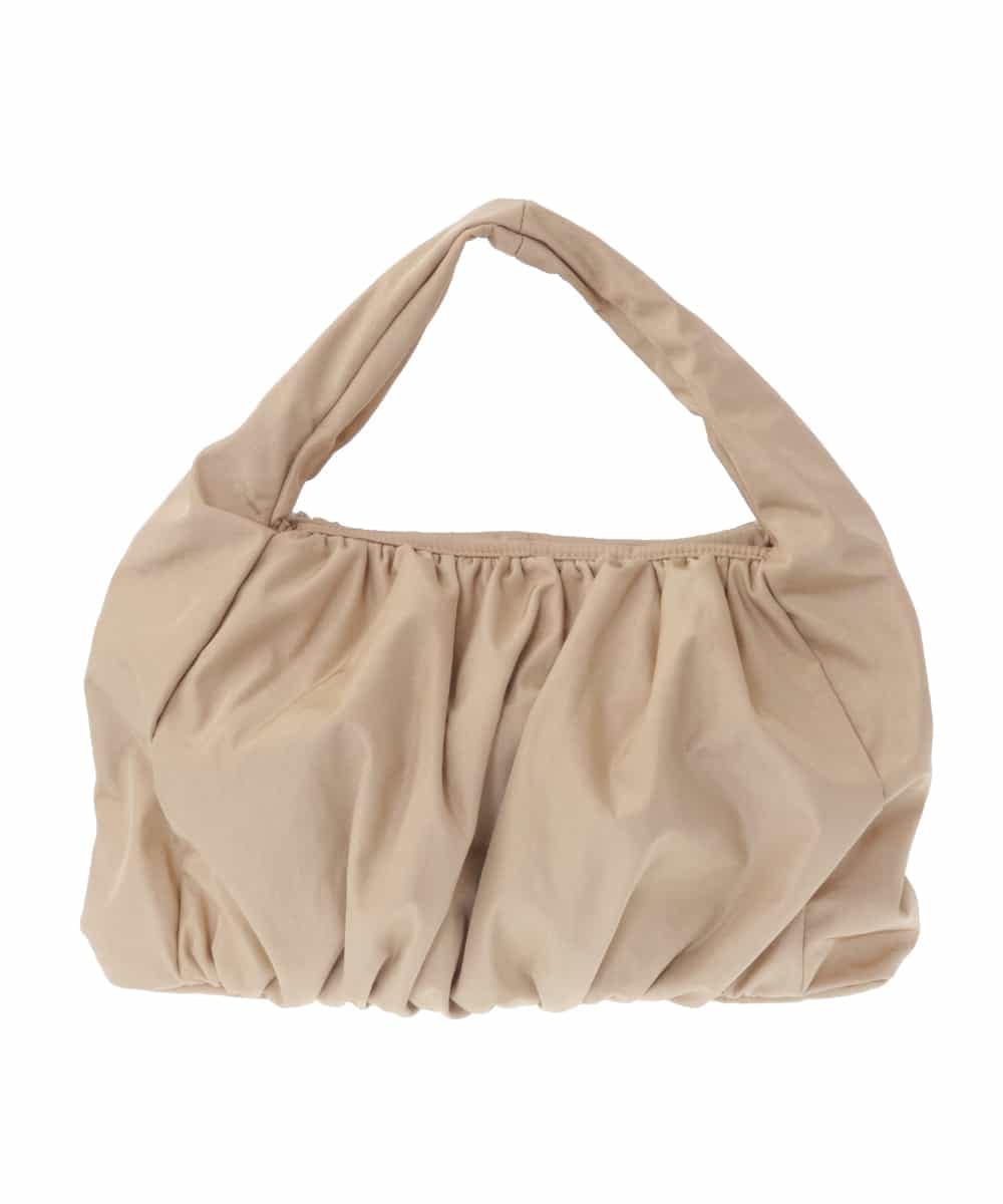 BPCAS12110 MK MICHEL KLEIN BAG(MK ミッシェルクラン バッグ) ボリュームギャザーハンドバッグ ベージュ