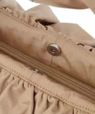 BPCAS12110 MK MICHEL KLEIN BAG(MK ミッシェルクラン バッグ) ボリュームギャザーハンドバッグ ベージュ
