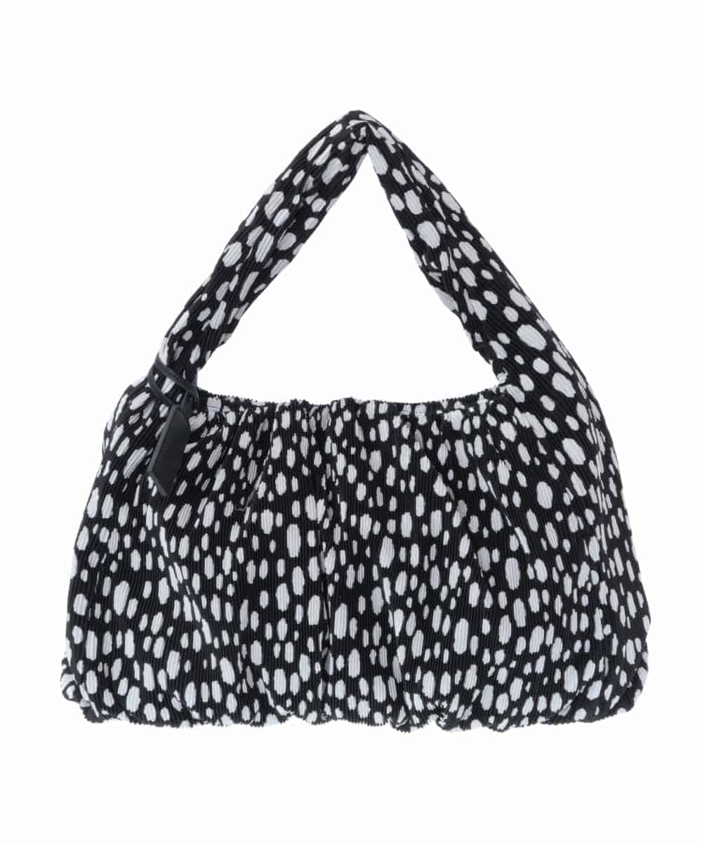 BPCAS12110 MK MICHEL KLEIN BAG(MK ミッシェルクラン バッグ) ボリュームギャザーハンドバッグ グレー