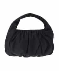 BPCAS12110 MK MICHEL KLEIN BAG(MK ミッシェルクラン バッグ) ボリュームギャザーハンドバッグ ブラック