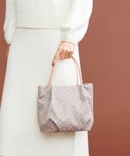 BPCAS25130 MK MICHEL KLEIN BAG(MK ミッシェルクラン バッグ) ドットレーストートバッグ ピンク